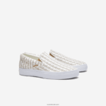 Lacoste לקפוץ להגיש טקסטיל להחליק על DZ4D0D1855 אוף ווייט אנד לבן 03a גברים - Image 2