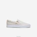 Lacoste לקפוץ להגיש טקסטיל להחליק על DZ4D0D1855 אוף ווייט אנד לבן 03a גברים