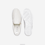 Lacoste לקפוץ להגיש טקסטיל להחליק על DZ4D0D1855 אוף ווייט אנד לבן 03a גברים - Image 3