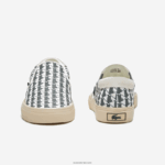 Lacoste לקפוץ להגיש טקסטיל להחליק על DZ4D0D2723 אוף ווייט אנד לבן 03a נשים - Image 5