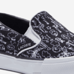 Lacoste לקפוץ להגיש טקסטיל להחליק על DZ4D0D2968 שחור ולבן 312 תינוקות - Image 3