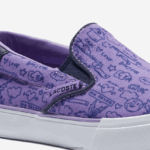 Lacoste לקפוץ להגיש טקסטיל להחליק על DZ4D0D2969 סגול לבן 84x תינוקות - Image 6