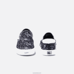 Lacoste לקפוץ להגיש טקסטיל להחליק על DZ4D0D3234 שחור ולבן 312 ילדים - Image 5