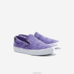 Lacoste לקפוץ להגיש טקסטיל להחליק על DZ4D0D3235 סגול לבן 84x ילדים - Image 2