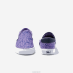 Lacoste לקפוץ להגיש טקסטיל להחליק על DZ4D0D3235 סגול לבן 84x ילדים - Image 3