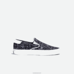 Lacoste לקפוץ להגיש טקסטיל להחליק על DZ4D0D3322 שחור ולבן 312 זוטרים
