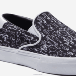 Lacoste לקפוץ להגיש טקסטיל להחליק על DZ4D0D3322 שחור ולבן 312 זוטרים - Image 5