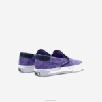 Lacoste לקפוץ להגיש טקסטיל להחליק על DZ4D0D3323 סגול לבן 84x זוטרים - Image 3
