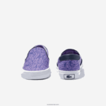 Lacoste לקפוץ להגיש טקסטיל להחליק על DZ4D0D3323 סגול לבן 84x זוטרים - Image 5