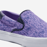 Lacoste לקפוץ להגיש טקסטיל להחליק על DZ4D0D3323 סגול לבן 84x זוטרים - Image 6