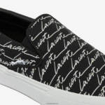 Lacoste לקפוץ להגיש קנבס והחלקה סינתטית DZ4D0D1828 שחור ולבן 312 גברים - Image 6