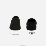 Lacoste לקפוץ להגיש קנבס להחליק על DZ4D0D1871 שחור ולבן 312 גברים - Image 5