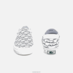 Lacoste לקפוץ להגיש קנבס מודפס החלק על DZ4D0D1860 לבן ושחור 147 גברים - Image 5
