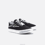 Lacoste לקפוץ לשרת נעלי ספורט תחרה טקסטיל DZ4D0D3305 שחור ולבן 312 ילדים - Image 2