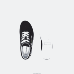 Lacoste לקפוץ לשרת נעלי ספורט תחרה טקסטיל DZ4D0D3305 שחור ולבן 312 ילדים - Image 4