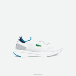 Lacoste לרוץ סניקרס טקסטיל ספין DZ4D0D1863 לבן/כחול 080 גברים