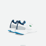 Lacoste לרוץ סניקרס טקסטיל ספין DZ4D0D1863 לבן/כחול 080 גברים - Image 3