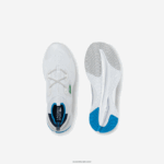 Lacoste לרוץ סניקרס טקסטיל ספין DZ4D0D1863 לבן/כחול 080 גברים - Image 4