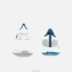 Lacoste לרוץ סניקרס טקסטיל ספין DZ4D0D1863 לבן/כחול 080 גברים - Image 5