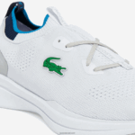 Lacoste לרוץ סניקרס טקסטיל ספין DZ4D0D1863 לבן/כחול 080 גברים - Image 6
