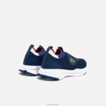 Lacoste לרוץ סניקרס טקסטיל ספין DZ4D0D2742 נייבי ולבן 092 נשים - Image 2
