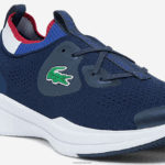 Lacoste לרוץ סניקרס טקסטיל ספין DZ4D0D2742 נייבי ולבן 092 נשים - Image 3