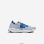 Lacoste לרוץ סניקרס טקסטיל ספין DZ4D0D3312 תכלת 52c זוטרים