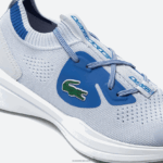 Lacoste לרוץ סניקרס טקסטיל ספין DZ4D0D3312 תכלת 52c זוטרים - Image 6
