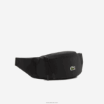 Lacoste מארז פאני עם רוכסן בד מצופה lcst DZ4D0D2065 שחור 000 גברים - Image 4