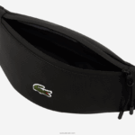 Lacoste מארז פאני עם רוכסן בד מצופה lcst DZ4D0D2065 שחור 000 גברים - Image 5