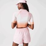 Lacoste מארז קיץ ספורט שיפוע קצר ופולו מתיחה DZ4D0D2499 ורוד לבן כתום dfk נשים - Image 3