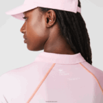 Lacoste מארז קיץ ספורט שיפוע קצר ופולו מתיחה DZ4D0D2499 ורוד לבן כתום dfk נשים - Image 7