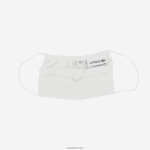 Lacoste מארז של 3 מסכות הגנה לפנים מכותנה DZ4D0D3280 כחול כהה אדום לבן db3 ילדים - Image 2