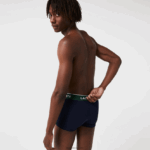 Lacoste מארז של 3 תחתוני בוקסר קז'ואל נייבי עם חגורת מותן מנוגדת DZ4D0D1455 ירוק אדום נייבי כחול hy0 גברים - Image 3