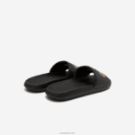 Lacoste מגלשות סינתטיות קרוקו DZ4D0D1761 שחור 02h גברים - Image 3