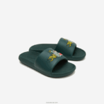 Lacoste מגלשות סינתטיות קרוקו DZ4D0D1762 ירוק 1m8 גברים - Image 2