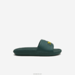 Lacoste מגלשות סינתטיות קרוקו DZ4D0D1762 ירוק 1m8 גברים