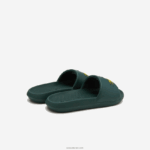 Lacoste מגלשות סינתטיות קרוקו DZ4D0D1762 ירוק 1m8 גברים - Image 3