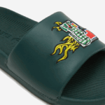 Lacoste מגלשות סינתטיות קרוקו DZ4D0D1762 ירוק 1m8 גברים - Image 6