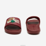 Lacoste מגלשות סינתטיות קרוקו DZ4D0D1774 צהוב בורדו amr גברים - Image 5