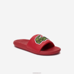 Lacoste מגלשות סינתטיות קרוקו DZ4D0D1810 אדום ירוק t2q גברים