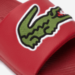Lacoste מגלשות סינתטיות קרוקו DZ4D0D1810 אדום ירוק t2q גברים - Image 5