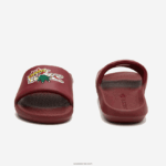 Lacoste מגלשות סינתטיות קרוקו DZ4D0D2706 צהוב בורדו amr נשים - Image 5