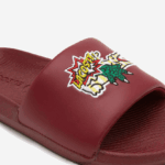 Lacoste מגלשות סינתטיות קרוקו DZ4D0D2706 צהוב בורדו amr נשים - Image 6