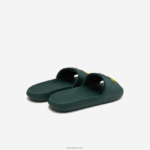 Lacoste מגלשות סינתטיות קרוקו DZ4D0D2758 ירוק 1m8 נשים - Image 3