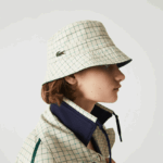 Lacoste מורשת הפיך מוצק או דלי בדוק DZ4D0D2929 בצבע בז' ירוק נשים - Image 2