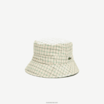 Lacoste מורשת הפיך מוצק או דלי בדוק DZ4D0D2929 בצבע בז' ירוק נשים - Image 6
