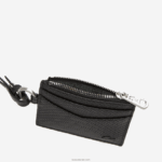 Lacoste מחזיק כרטיס וו נצמד DZ4D0D2130 שחור 000 גברים - Image 3