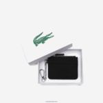 Lacoste מחזיק כרטיס עם רוכסן 4 חריצים DZ4D0D2806 שחור 000 נשים - Image 4