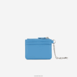 Lacoste מחזיק כרטיסי עור עם גרגירים עם וו נצמד DZ4D0D2811 ארגנטינה 213 נשים - Image 2